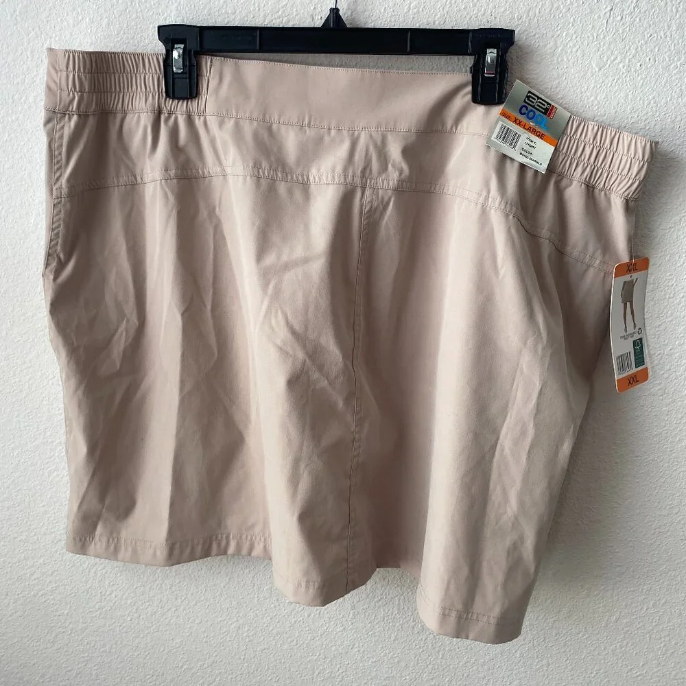 32 Degrees XXL Cool Tech Women's Skort Pockets Tan Beige Activewear NWT - Picture 2 of 5